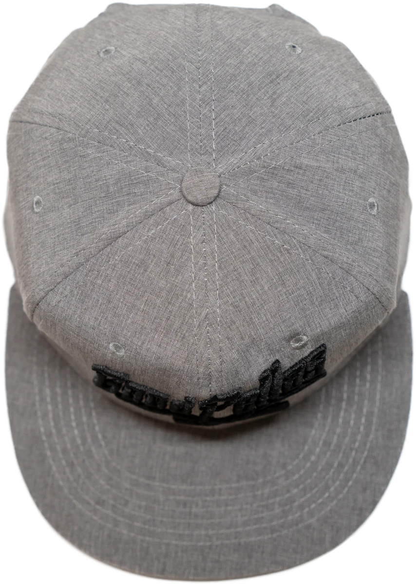 Gorra Gris Letras Negras