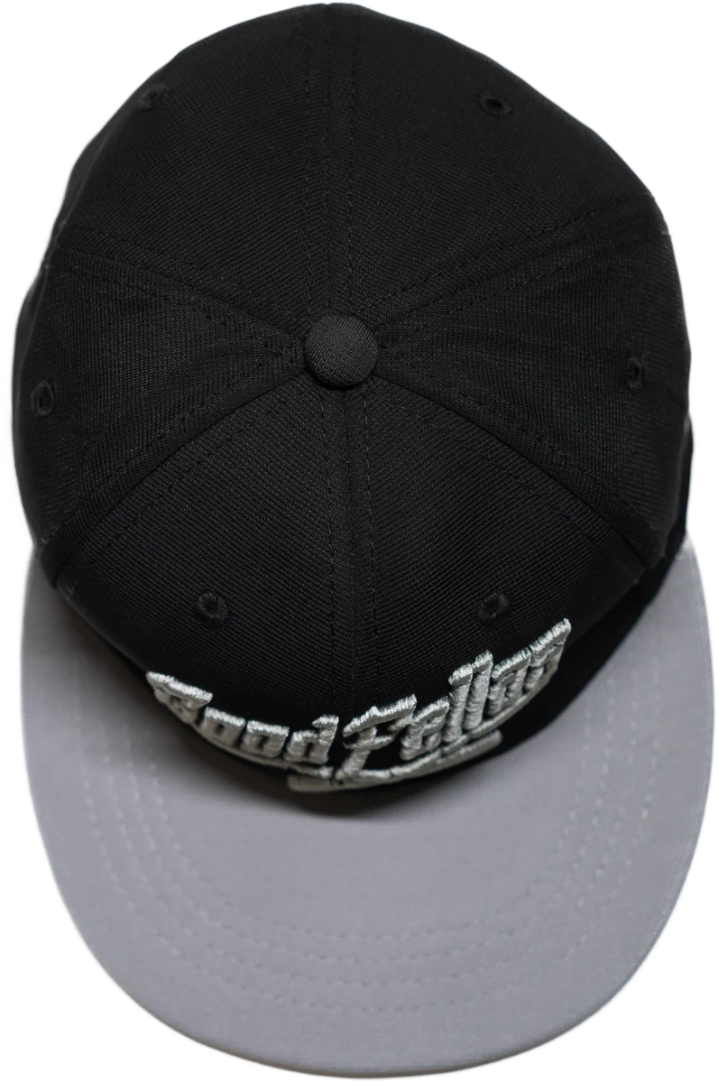 Gorra Negra Visera Gris